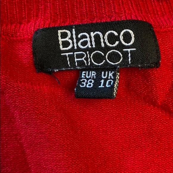 Winter Bundle Blanco Tricot Red Cardigan & Scarf - Picture 4 of 16